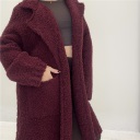 giacca senza bottone midy coat